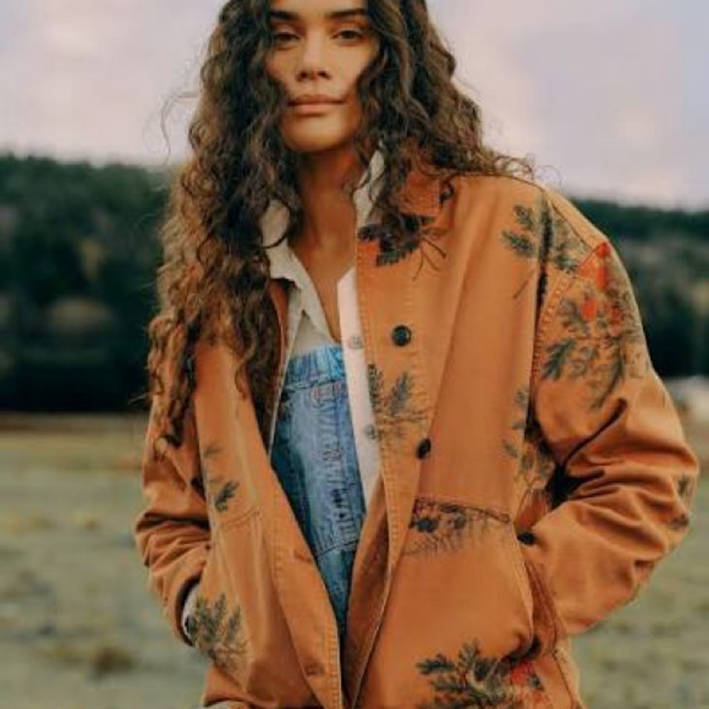 Filson Women’s Canvas Barn Coat – Botanical Flower ❀ Size S | NWT - Picture 4 of 11